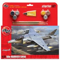 Airfix 1/72 Harrier GR9 Starter Set Plastic Model Kit 55300