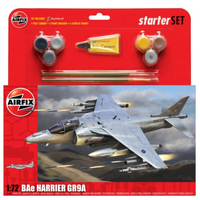 Airfix 1/72 Harrier GR9 Starter Set Plastic Model Kit 55300