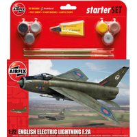 Airfix 1/72 English Electric Lightning F2A Starter Set Plastic Model Kit 55305