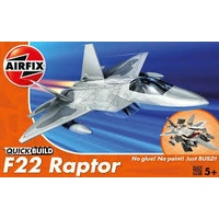 Airfix Quickbuild Lockheed Martin Raptor Plastic Model Kit