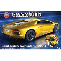 Airfix Quickbuild Lamborghini Aventador - Yellow Plastic Model Kit