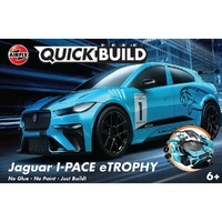 Airfix Quickbuild Jaguar I-Pace eTrophy Plastic Model Kit
