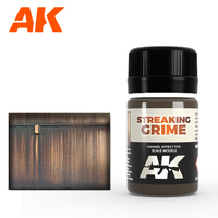 AK Interactive Weathering: Streaking Grime General 35ml Enamel Paint [AK012]