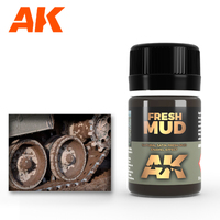 AK Interactive Weathering: Fresh Mud Effects 35ml Enamel Paint [AK016]