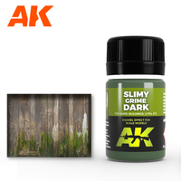 AK Interactive Weathering: Slimy Grime Dark 35ml Enamel Paint [AK026]
