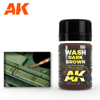 AK Interactive Weathering: Wash For Green Vehicles 35ml Enamel Paint [AK045]