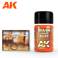 AK Interactive Weathering: Light Rust Wash 35ml Enamel Paint [AK046]