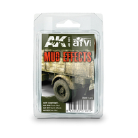 AK Interactive Weathering: Mud Enamel Paint Set [AK061]