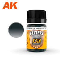 AK Interactive Weathering: Filter For Panzer Grey Vehicles 35ml Enamel Paint [AK071]