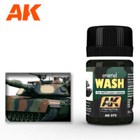 AK Interactive Weathering: Wash For Nato Vehicles 35ml Enamel Paint [AK075]
