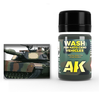 AK Interactive Weathering: Wash For Nato Vehicles 35ml Enamel Paint [AK075]