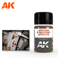 AK Interactive Weathering: Interior Streaking Grime 35ml Enamel Paint [AK094]