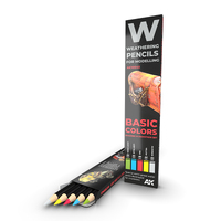 AK Interactive Weathering: Basics Watercolour Pencil Set [AK10045]