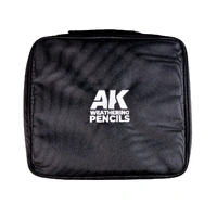 AK Interactive Weathering Pencils Full Range in Cloth Case with Zipper