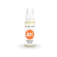 AK Interactive Ivory Acrylic Paint 17ml 3rd Generation