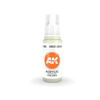 AK Interactive Greenish White Acrylic Paint 17ml 3rd Generation