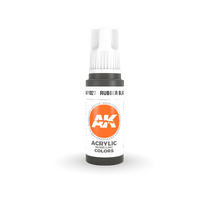 AK Interactive Rubber Black Acrylic Paint 17ml 3rd Generation [AK11027]