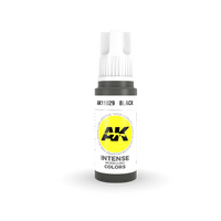 AK Interactive Black Intense Acrylic Paint 17ml 3rd Generation [AK11029]