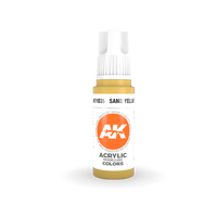AK Interactive Sand Yellow Acrylic Paint 17ml 3rd Generation