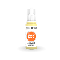 AK Interactive Ice Yellow Acrylic Paint 17ml 3rd Generation