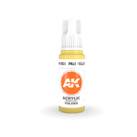 AK Interactive Pale Yellow Acrylic Paint 17ml 3rd Generation