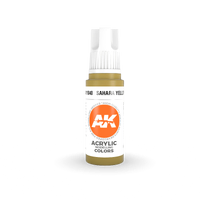 AK Interactive Sahara Yellow Acrylic Paint 17ml 3rd Generation