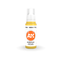 AK Interactive Radiant Yellow Acrylic Paint 17ml 3rd Generation