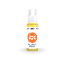 AK Interactive Lemon Yellow Acrylic Paint 17ml 3rd Generation