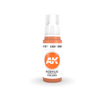 AK Interactive Light Orange Acrylic Paint 17ml 3rd Generation