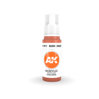 AK Interactive Burn Orange Acrylic Paint 17ml 3rd Generation