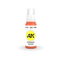 AK Interactive Deep Orange Intense Acrylic Paint 17ml 3rd Generation