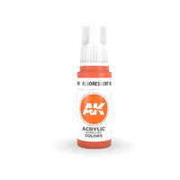 AK Interactive Fluorescent Orange Acrylic Paint 17ml 3rd Generation