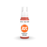 AK Interactive Blood Red Acrylic Paint 17ml 3rd Generation