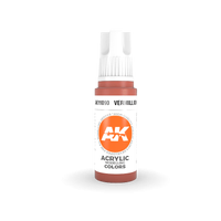 AK Interactive Vermillion Acrylic Paint 17ml 3rd Generation