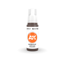 AK Interactive Burnt Red Acrylic Paint 17ml 3rd Generation