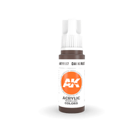 AK Interactive Dark Rust Acrylic Paint 17ml 3rd Generation