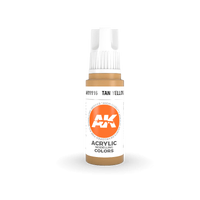 AK Interactive Tan Yellow Acrylic Paint 17ml 3rd Generation