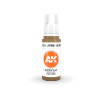 AK Interactive Japanese Brown Acrylic Paint 17ml 3rd Generation