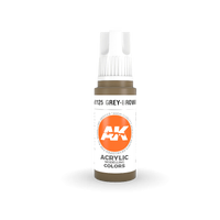AK Interactive Grey-Brown Acrylic Paint 17ml 3rd Generation