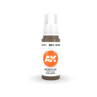 AK Interactive British Khaki Acrylic Paint 17ml 3rd Generation