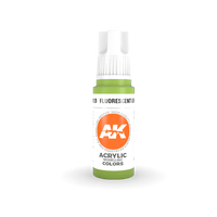 AK Interactive Fluorescent Green Acrylic Paint 17ml 3rd Generation