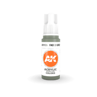 AK Interactive Faded Green Acrylic Paint 17ml 3rd Generation