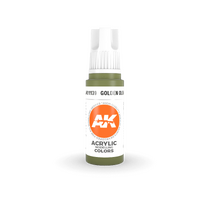 AK Interactive Golden Olive Acrylic Paint 17ml 3rd Generation