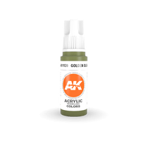 AK Interactive Golden Olive Acrylic Paint 17ml 3rd Generation