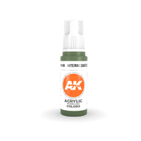AK Interactive Intermediate Green Acrylic Paint 17ml 3rd Generation