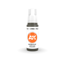 AK Interactive German Field Grey Acrylic Paint 17ml 3rd Generation