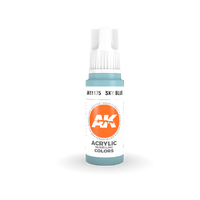 AK Interactive Sky Blue Acrylic Paint 17ml 3rd Generation