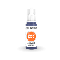 AK Interactive Ultramarine Acrylic Paint 17ml 3rd Generation