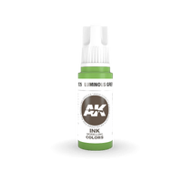 AK Interactive Luminous Green Ink Acrylic Paint 17ml 3rd Generation [AK11225]