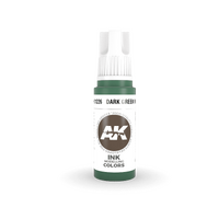 AK Interactive Dark Green Ink Acrylic Paint 17ml 3rd Generation [AK11226]